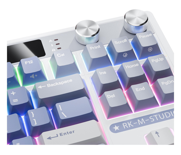 Royal Kludge RK M87 Ocean Blue Beige switch - 1455780 - zdjęcie 4
